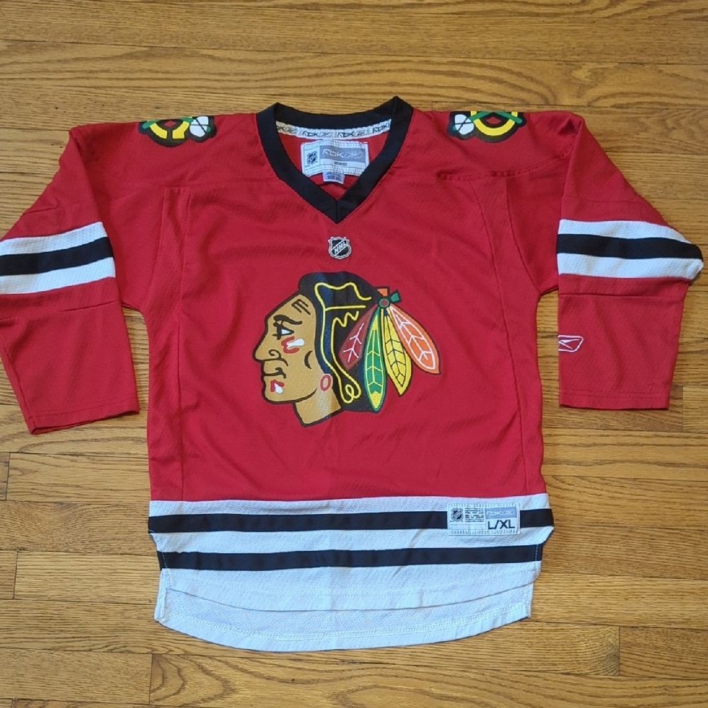 Signed Chicago Blackhawks Kids Hockey Jersey